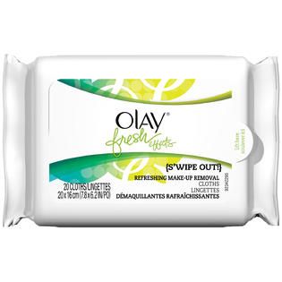 Olay Fresh Effects SWipe Out Refreshing Make Up Removal Cloths 20 CT