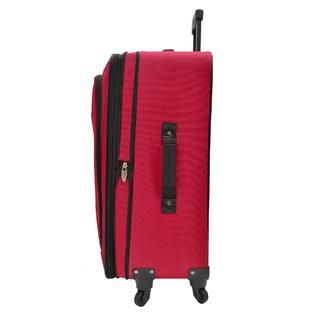 Traveler  Charleville 4 Piece Spinner Luggage Set, Red