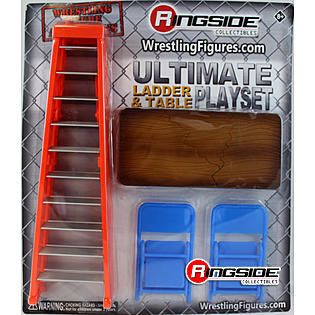 WWE Ultimate Ladder & Table Playset (Orange)   Ringside Exclusive Toy