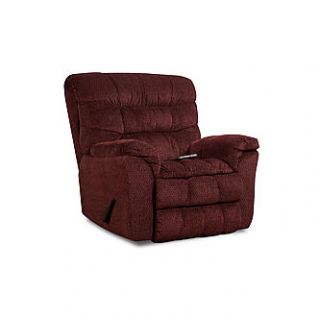 Simmons Upholstery james recliner heat & massage   Shop living room