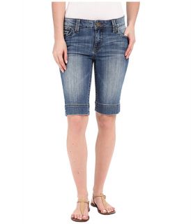 KUT from the Kloth Natalie Bermuda Shorts in Timeliness w/ Medium Base Wash