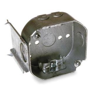 RACO Electrical Box, Galvanized Steel, 1 1/2" Nominal Depth, 4" Nominal Width, 4" Nominal Length 160