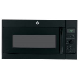 GE Profile 1.7 cu ft Over The Range Convection Microwave Sensor Cooking Controls (Black) (Common 30 in; Actual 29.875 in)