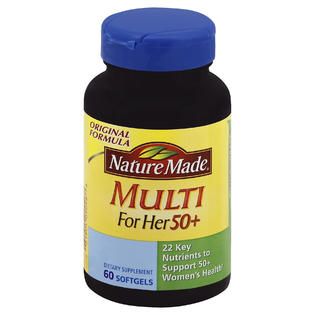 Nature Made Multi for Her 50+ Original Formula Soft gels 60 soft gels