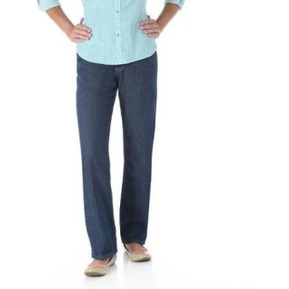 The Riders By Lee Women's Core Relaxed Fit Straight Leg Jeans Available in Regular, Petite, and Long Lengths