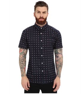 7 Diamonds Somebody Short Sleeve Shirt Midnight Blue