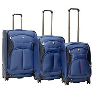 CalPak Sydney Expandable 3 Piece Spinner Luggage Set