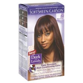 Dark and Lovely   Permanent Haircolor, Rich Wine 392, 1 application