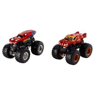 Hot Wheels  Monster Jam 164 Demo Doubles 2 Pack Vehicles. (Colors and