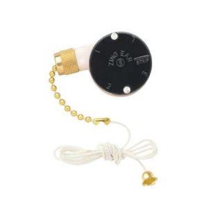 Westinghouse Replacement 3 Speed Fan Switch with Pull Chain for Dual Capacitor Ceiling Fans 7702000