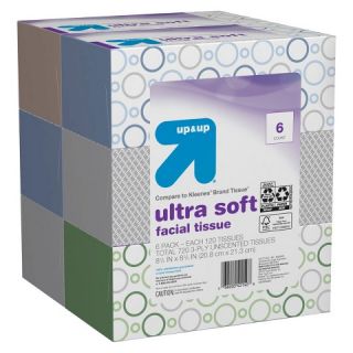 up™ Ultra Soft Facial Tissue   120 ct, 6 Pack