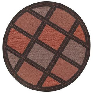 Home Decorators Collection Summit Terracotta 8 ft. 6 in. Round Area Rug 3100560820
