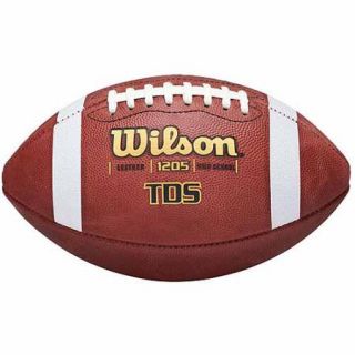 Wilson TDS Traditional Official Game Football, Brown