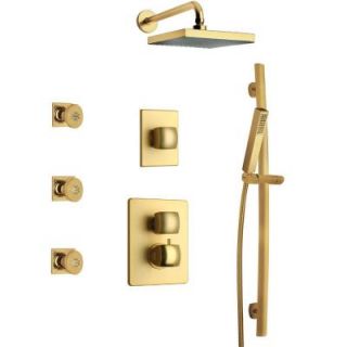 LaToscana Lady Shower Combo 7 in Satin Gold SHOWERLAOK7