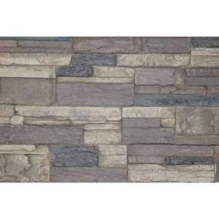 Superior Building Supplies Rustic Lodge 8 in. x 8 in. x 3/4 in. Faux Tennessee Stone Sample HD SAMPKEN2448 RL