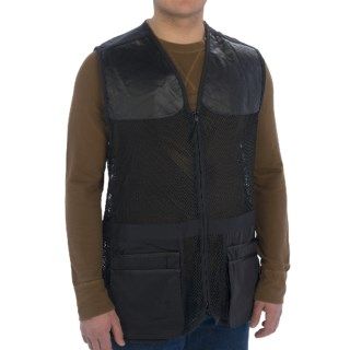 Bob Allen Full Mesh Dual Leather Pad Shooting Vest (For Men) 8842W 70