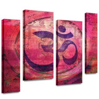 Art Wall 'Om Mandala' by Elena Ray 4 Piece Graphic Art Gallery Wrapped on Canvas Set