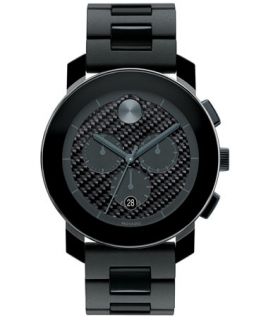 Movado Unisex Swiss Chronograph Bold Black TR90 Composite Material and