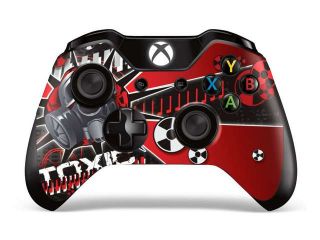 Microsoft Xbox ONE Controller Skin   Toxcity Red