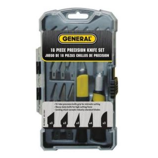 General Tools Pro Hobby Knife Set (18 Piece) 95618