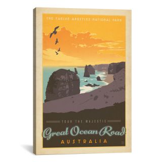 iCanvas Great Ocean Road, Australia by Anderson Design Group Vintage