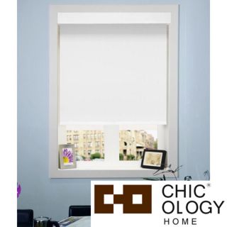 Chicology Mountain Chocolate Cord Free Roller Shade with Valance