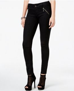 GUESS Letitia Skinny Jeans, Black Wash   Women