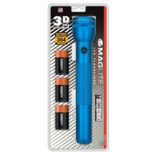 Maglite 3D LED Flashlight with Batteries in Blue ST3DDZ6