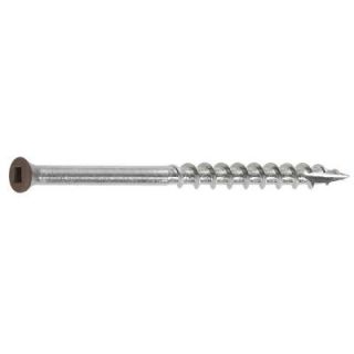 FastenMaster TrimTop 2 1/2 in. Stainless Steel Mahogany Trim Screw (75 per Pack) FMTT212 75MH