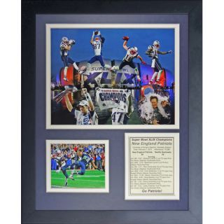 2014 Patriots Champs Framed Memorabilia