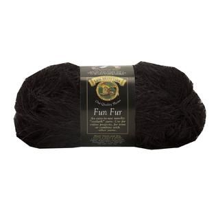 Lion Brand Fun Fur Yarn Black   Home   Crafts & Hobbies   Knitting
