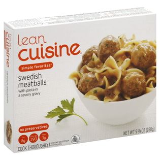 Lean Cuisine  Simple Favorites Swedish Meatballs, 9.125 oz (258 g)