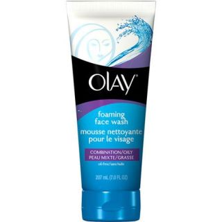 Olay Foaming Facial Cleanser Wash  Combo/Oily, 7 fl oz