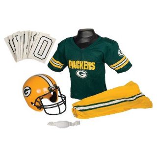 Franklin Sports Green Bay Packers Deluxe Football Helmet/Uniform Set