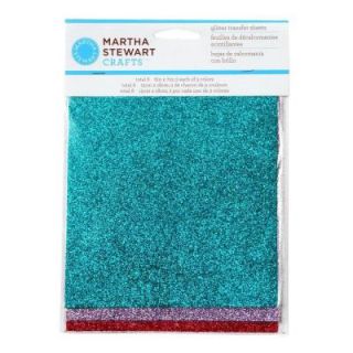 Martha Stewart Crafts Glitter Sheets Gemstone DISCONTINUED 32299