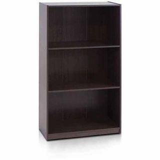 Furinno 99736 Basic 3 Tier Bookcase Storage Shelves