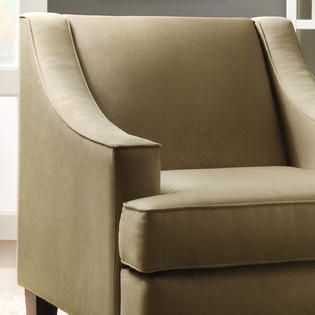 Oxford Creek  Taupe Curved arms Club Chair