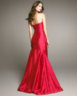 David Meister Signature Strapless Sweetheart Gown