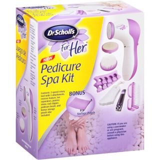 Dr. Scholl's For Her Pedicure Spa Kit, DRSP3760, 9 pc
