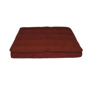 Carolina Pet Company Large Earth Red Luxury Pillow Top Mattress Bed 01786