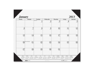 House of Doolittle 124 One Color Refillable Monthly Desk Pad Calendar, 22 x 17