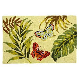 Homefires Bamboo Butterfly Area Rug