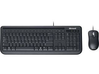 Microsoft Wired Desktop 400 for Business 5MH 00023 Black USB Wired Standard Keyboard & Mouse   English
