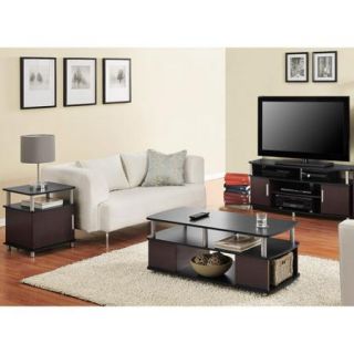 Carson 3 Piece Living Room Set, Multiple Finishes