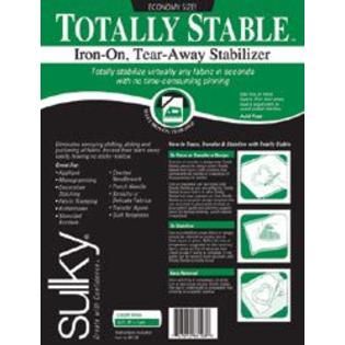 Sulky Totally Stable Iron On Tear Away Stabilizer 20X3 Yards   Home