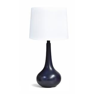 Navy Candy Drop Lamp with White Shade ENERGY STAR   Home   Home Decor