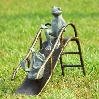 SPI Home Sliding Frogs Garden Statue
