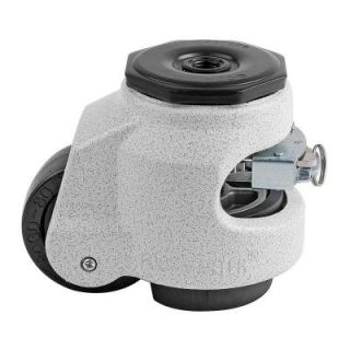 Foot Master 2 1/2 in. Nylon Wheel Metric Stem Ratcheting Leveling Caster with Load Rating 1100 lbs. GDR 80S