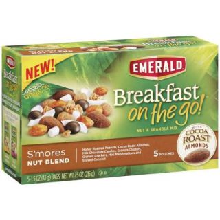 Emerald Breakfast on the Go S'mores Nut Blend Nut & Granola Mix, 5 Pk