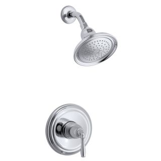 KOHLER Devonshire Polished Chrome 1 Handle WaterSense Shower Faucet Trim Kit with Single Function Showerhead